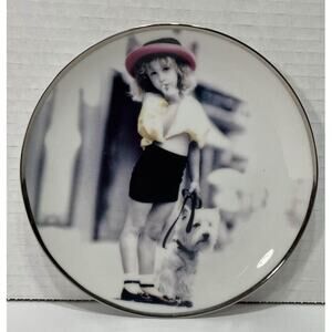 Kim Anderson Pretty as a Picture Plate "A Faithful Friend is a Treasure" 1996